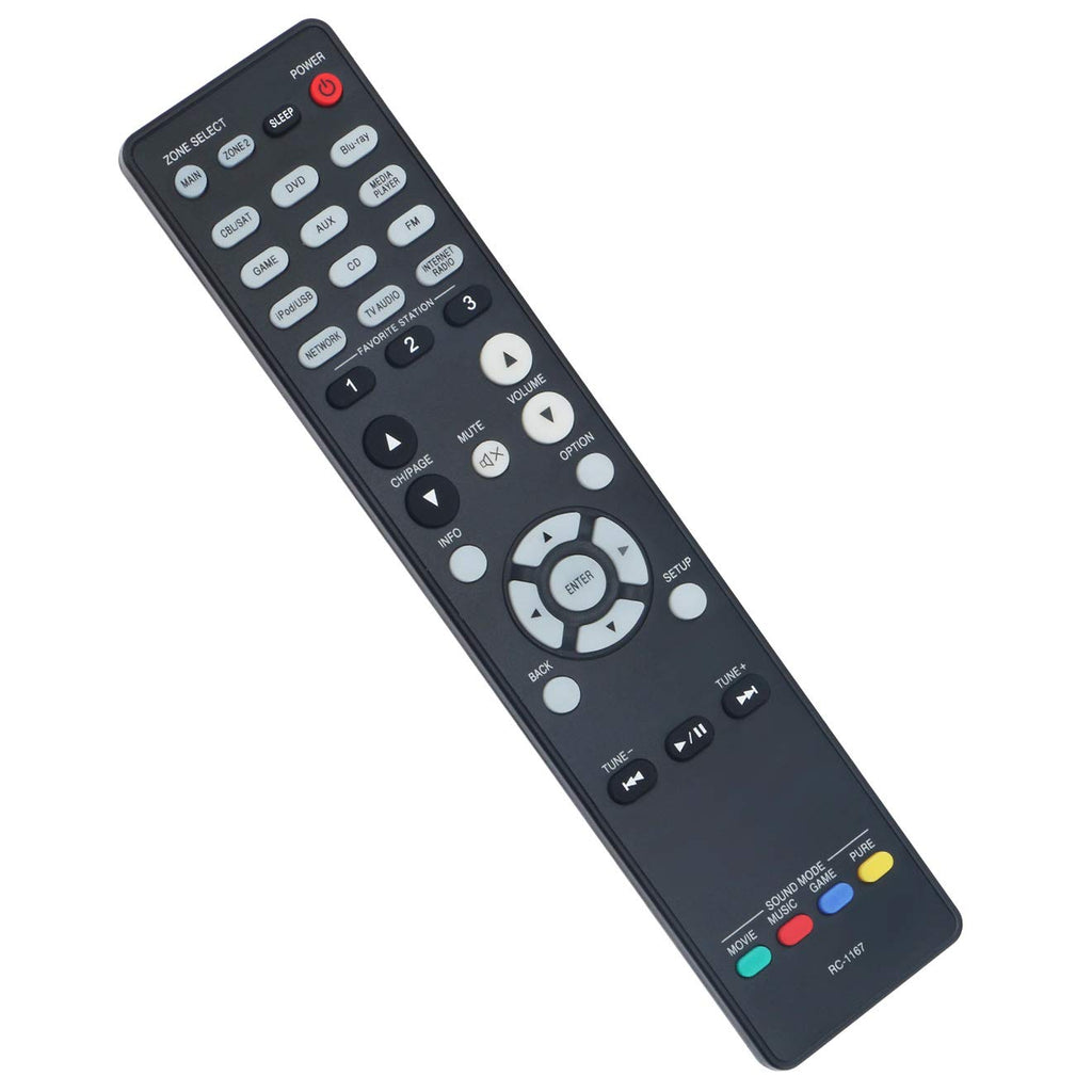  [AUSTRALIA] - RC-1167 RC1167 Replace Remote Control fit for Denon Stereo AV Receiver AVR-1913 AVR-2113 AVR-2113CI AVR-2313 AVR-2313CI AVR1913 AVR2113 AVR2113CI AVR2313 AVR2313CI sub RC-1183 AVR-E400 RC-1075