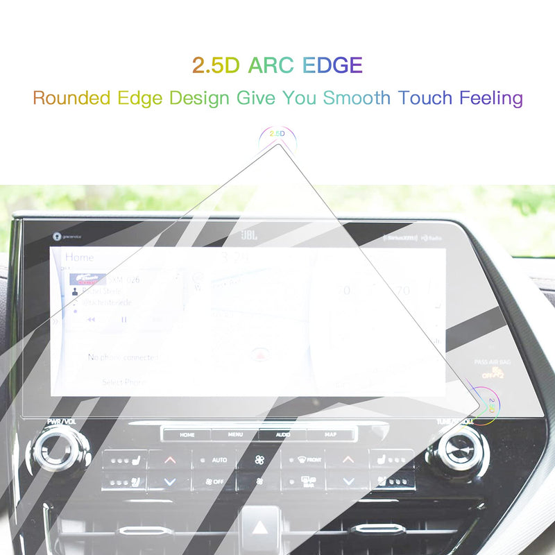  [AUSTRALIA] - Screen Protector Film for 2020 2021 2022 Toyota Highlander 12.3In Platinum Navigator Display Anti-Explosion Tempered Glass 9H Hardness Anti Glare & Scratch HD Clear Touch Screen Protector Foils