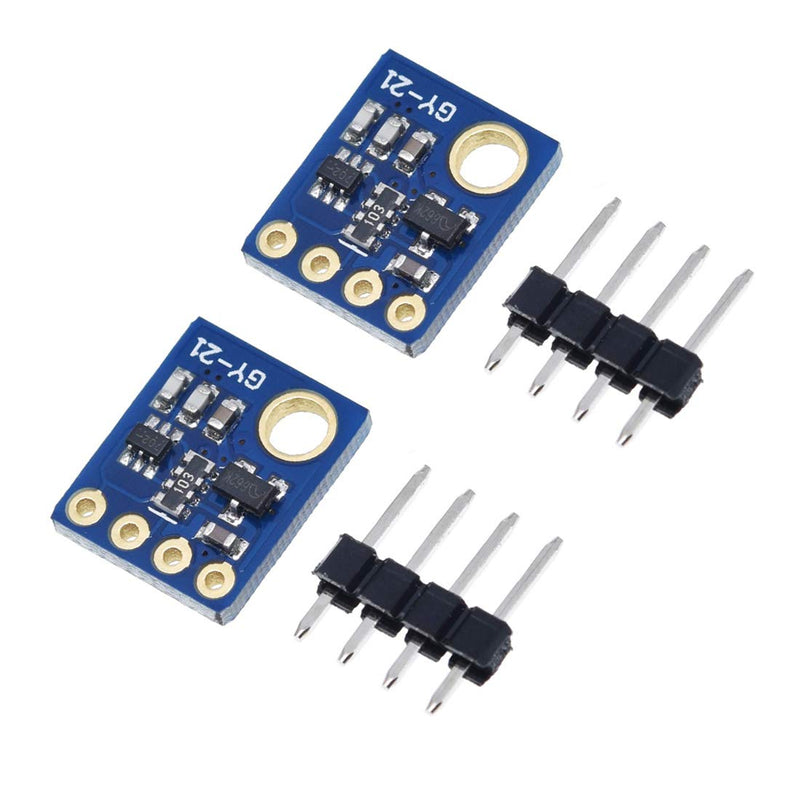  [AUSTRALIA] - HiLetgo 2pcs Si7021 GY-21 Industrial High Precision Humidity Sensor I2C IIC Interface for Arduino Low Power CMOS IC Module