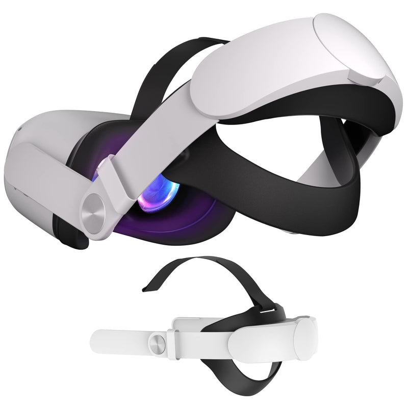  [AUSTRALIA] - Bioherm Head Strap Compatible for Oculus/Meta Quest 2, Adjustable Headstrap to Enhanced Comfort for VR Headset, VR Accessories Reduce Face and Head Pressure