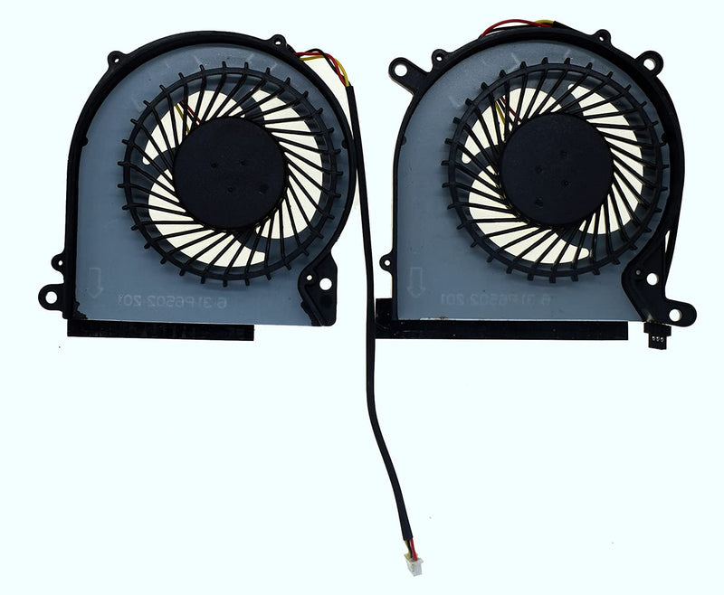  [AUSTRALIA] - Rangale Replacment Cooling Fan for Clevo P670RS P650RE P670HS P640RE P641RE P650RG P650SA P650SG P650SE P651SE P651SG P650N NP8651 FGFG FK2D Series Laptop