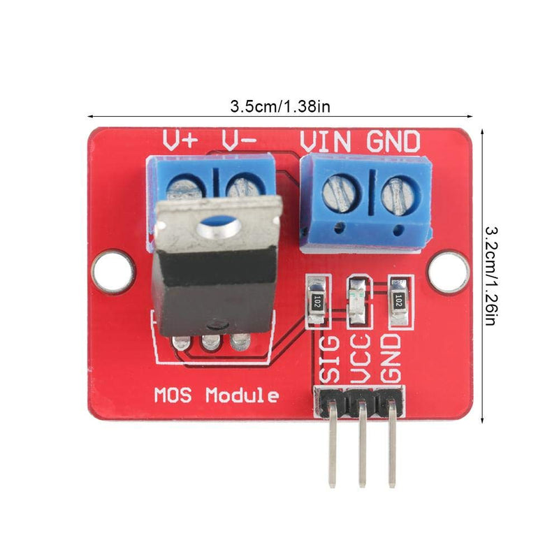  [AUSTRALIA] - Oumefar 5pcs IRF520 MOSFET Driver Module 3.3V/5V PWM Output Driver Board Module 0-24V PWM Driver Control Panel for MCU ARM Arduino Raspberry Pi