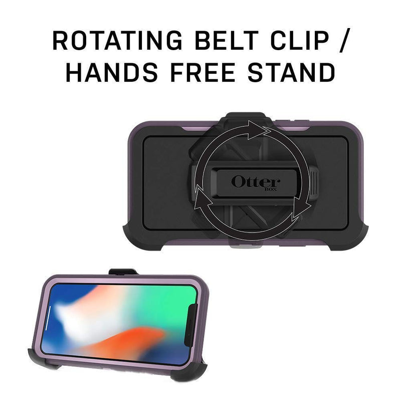  [AUSTRALIA] - OtterBox Defender Series Belt Clip Holster Replacement for iPhone XR (ONLY) - Non-Retail Packaging - Black