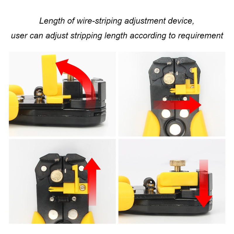 [AUSTRALIA] - Self-Adjusting Wire Stripper,Cable Cutter Crimper,Automatic Wire Stripping Tool/Cutting Pliers Tool for Industry