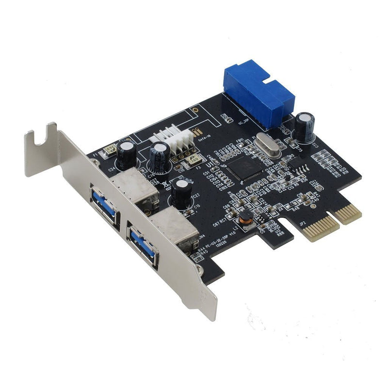  [AUSTRALIA] - Sedna - PCI Express USB 3.0 4-Port Adapter (2E 2I (20 Pin Internal Port)) with Low Profile Bracket, Support Win 8 UASP