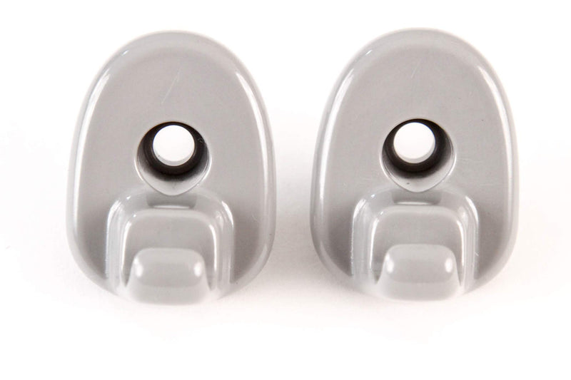  [AUSTRALIA] - Red Hound Auto Set of 2 Replacement Grey Sunvisor Clips Compatible with 05-12 Jeep Liberty & 08-12 Dodge Nitro Grey