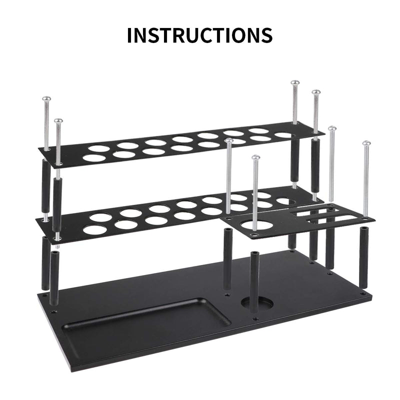  [AUSTRALIA] - Screwdriver Organizers Screwdriver Storage Rack for Hex Cross Screw Driver RC Tools Kit Organizers 18 Holes by FPVERA