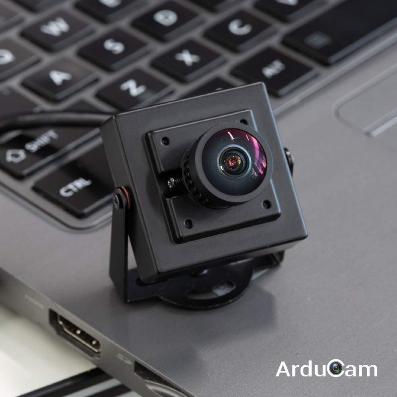  [AUSTRALIA] - Arducam 1080P Low Light WDR USB Camera Module with Metal Case, 2MP 1/2.8" CMOS IMX291 160 Degree Ultra Wide Angle Mini UVC Webcam Board with Microphone