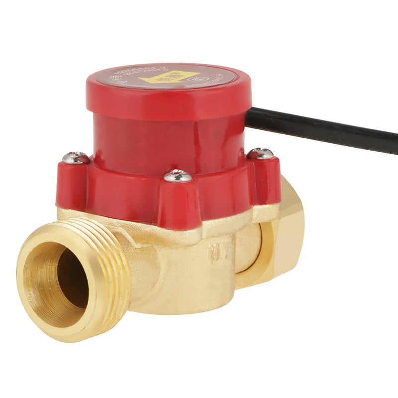  [AUSTRALIA] - Water flow switch, flow switch flow switch 220V 0.5A G3/4"-3/4" thread water pump switch flow switch signal switch