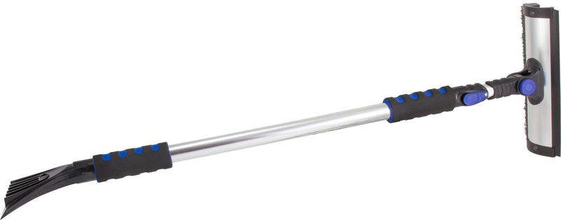  [AUSTRALIA] - Hopkins 80037 SubZero 60" Quick Lock Pivoting Head Snowbroom with Integrated Squeegee and Ice Scraper