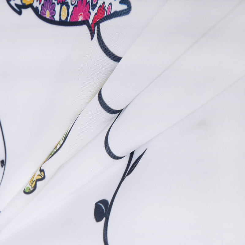  [AUSTRALIA] - LIVILAN Colorful Birds Shower Curtain,Fabric Cartoon Floral Animal Bathroom Curtains Set with Hooks Cartoon Animals Bathroom Decor Cute Funny Vivid 72x72 Inches Machine Washable 72'' x 72''