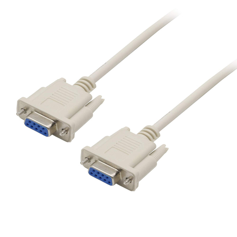  [AUSTRALIA] - 4.5 Feet RS232 DB9 9pin Data Serial Cable Female to Female DB9 Straight Through Extension Cable YOUCHENG for Computers, Printers, Scanners