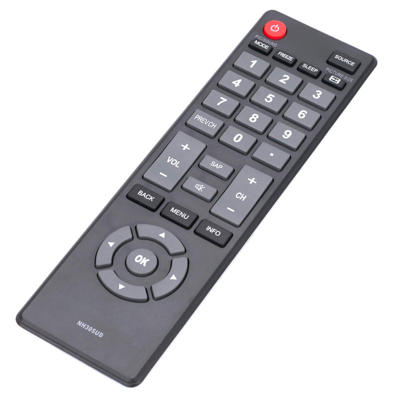 New NH305UD Remote Control Compatible with Emerson LCD TV HDTV LE240EM4 LE240EM4EN LE290EM4 LE290EM4F LE320EM4 LE391EM4 LF391EM4F LF402EM6 LF461EM4 LF501EM5 LF501EM5F LF501EM6F - LeoForward Australia