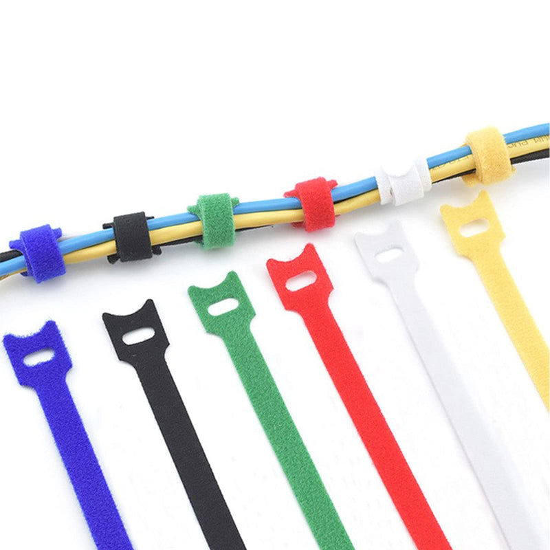  [AUSTRALIA] - Electrical Cable Ties,20 Pcs Fastening Cable Ties Reusable,6 Inch Adjustable Cord Ties, Hook and Loop Cord Ties for All Kinds of Wire or Other Items,Blue