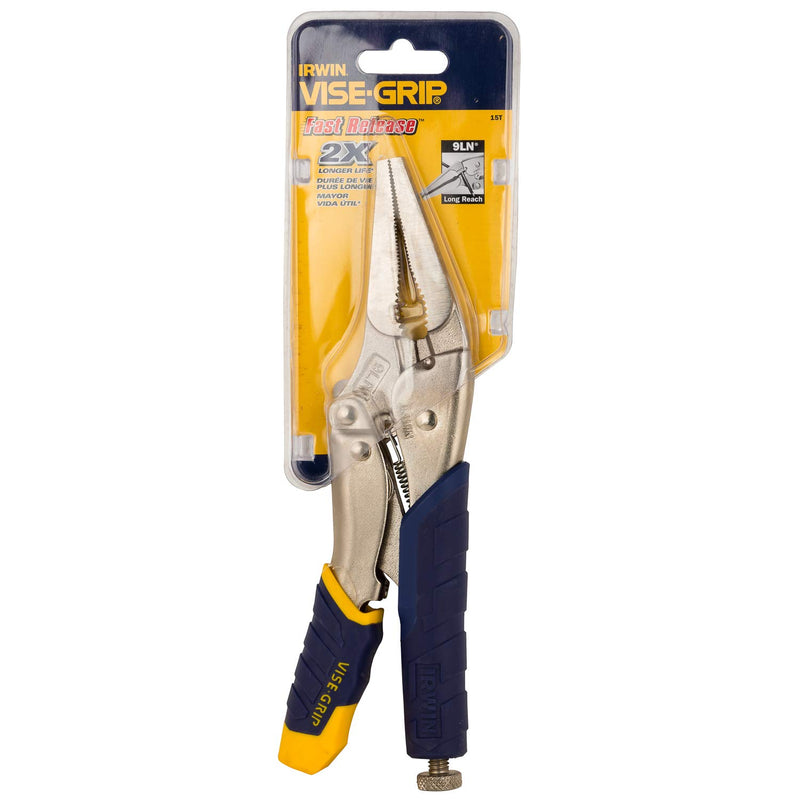  [AUSTRALIA] - IRWIN Tools VISE-GRIP Locking Pliers, Fast Release, Long Nose, 9-Inch (15T) OLD