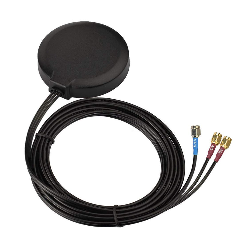 [AUSTRALIA] - Bingfu 4G LTE MIMO Cellular GPS Adhesive Magnetic Mount Antenna for 4G LTE GPS Cradlepoint IBR900 IBR1700 Sierra Wireless Airlink MG90 MP70 GX450 RV50 RV50X Industrial Gateway Modem Mobile Router