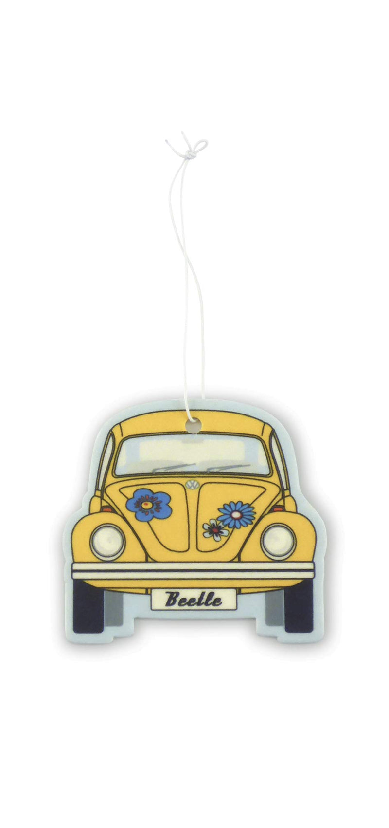 BRISA VW Collection - Volkswagen Scented Car Air Freshener Fragrance Deodorizer for Car/Auto or Home with Volkswagen Beetle/Bug Front Design (Coconut/Yellow/2-pc Set) - LeoForward Australia