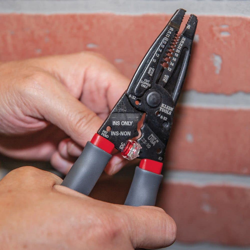  [AUSTRALIA] - Klein Tools 1019 Klein Kurve Wire Stripper / Crimper / Cutter for B and IDC Connectors, Terminals, More