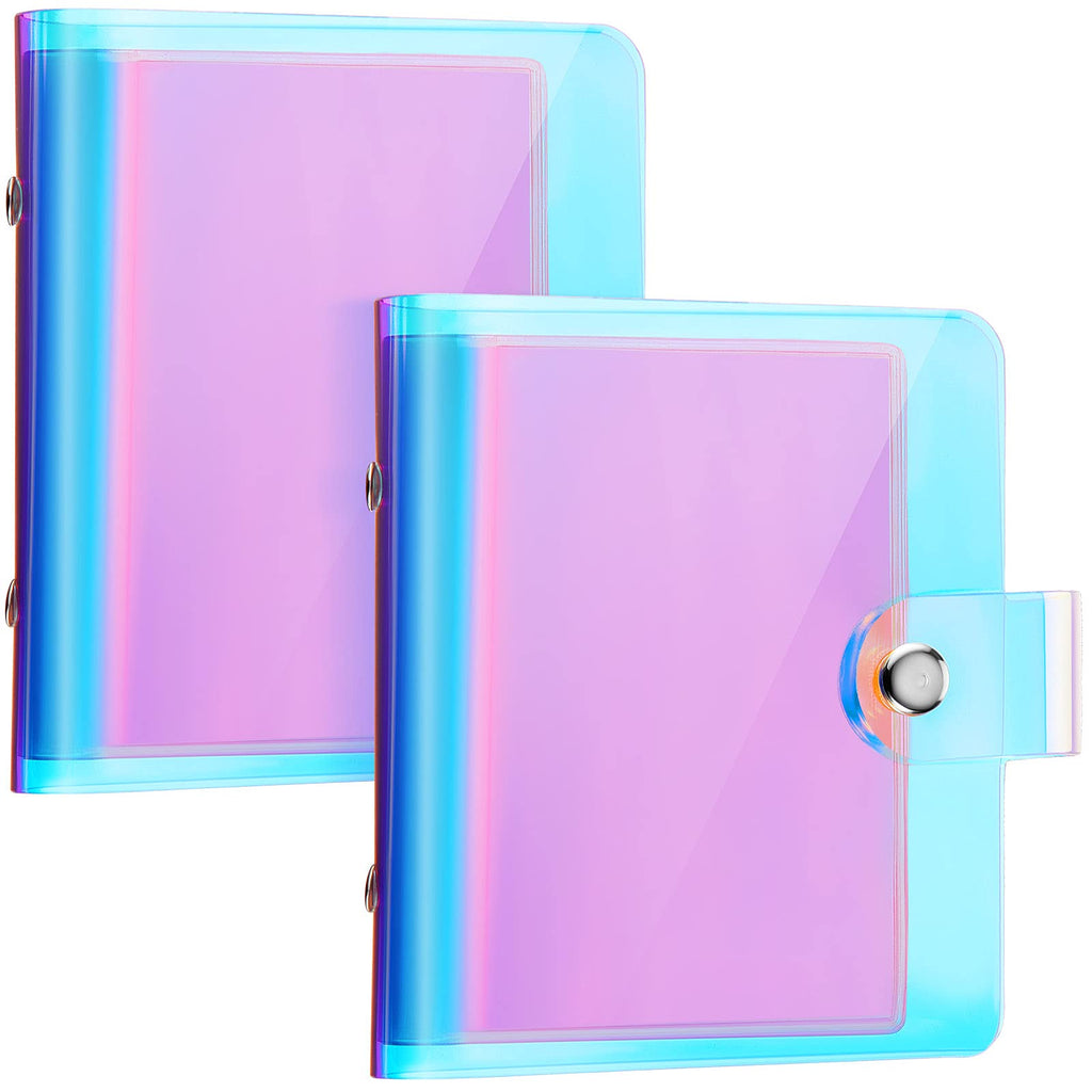  [AUSTRALIA] - 2 Pieces 2 x 3 Inch Mini Photo Album 36 Pockets One-Handed Album Portable Photo Book Cards Holder Compatible with 3 Inch Photo Instant Camera Accessory for Wedding Lovers Family Baby Photo