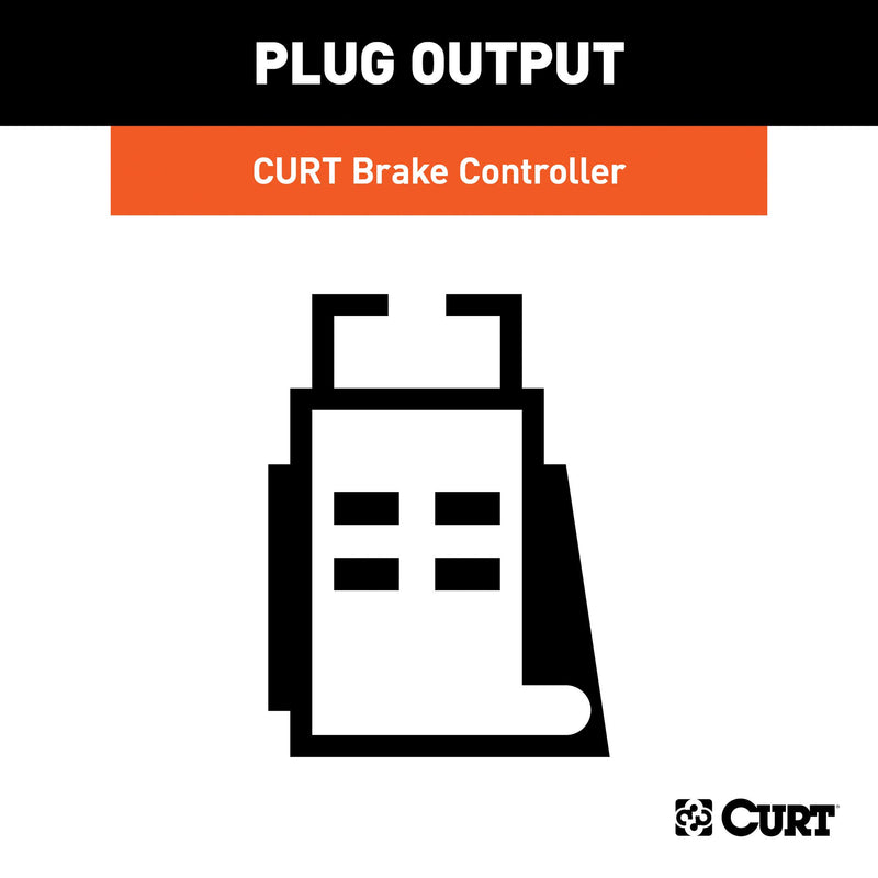  [AUSTRALIA] - CURT 51458 Quick Plug Electric Trailer Brake Controller Wiring Harness, Select Ram 1500, Classic, 2500, 3500, 4500, 5500