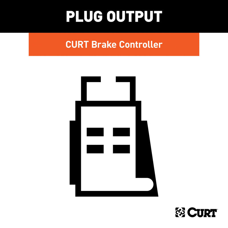  [AUSTRALIA] - CURT 51343 Quick Plug Electric Trailer Brake Controller Wiring Harness, Select Chevrolet Silverado, Suburban, Tahoe, GMC Sierra, Yukon, Escalade