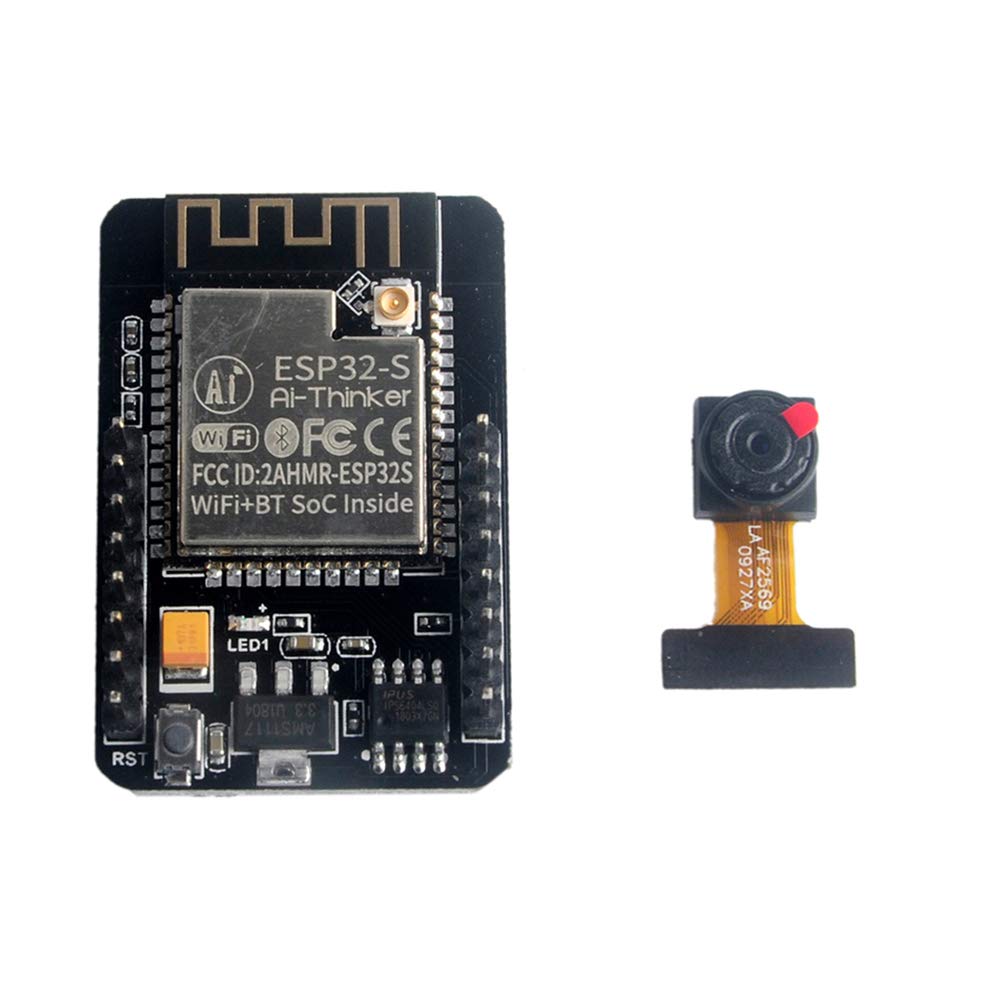  [AUSTRALIA] - Stemedu ESP32-CAM Development Board WiFi Bluetooth Module, Dual-core 32-bit CPU Built-in Flash Ai Thinker Camera Module OV2640 for Arduino 1PC ESP32-CAM