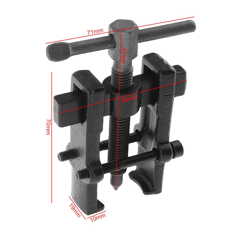  [AUSTRALIA] - 【Happy Shopping Day】OriGlam Adjustable Two Jaw Bearing Gear Puller Remover Tool, 2 Inch Carbon Steel Pump Removing Kit for Motorcycle