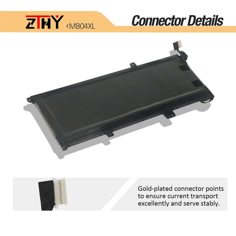  [AUSTRALIA] - ZTHY New MB04XL Rechargeable Battery for HP Envy X360 Convertible M6-AQ000 M6-AQ105DX M6-AQ003DX M6-AQ103DX 15-AQ000 AQ005NA AQ101NG AQ015NR AQ273CL AQ173CL 15t-AQ 843538-541 844204-850 15.4V 55.67Wh