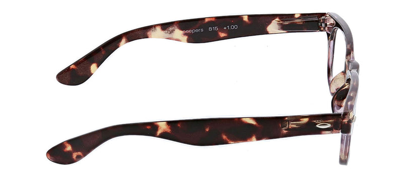  [AUSTRALIA] - peepers by peeperspecs Clark Blue Light Square Reading Glasses Tortoise - Blue Light Filtering Lenses 41 Millimeters 2 x