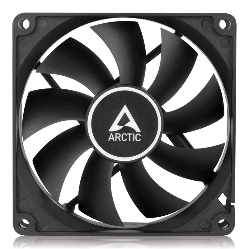  [AUSTRALIA] - ARCTIC F9 Silent - 92 mm Case Fan, Very quiet motor, Computer, Almost inaudible, Push- or Pull Configuration, Fan Speed: 1000 RPM - Black F9 Silent in black