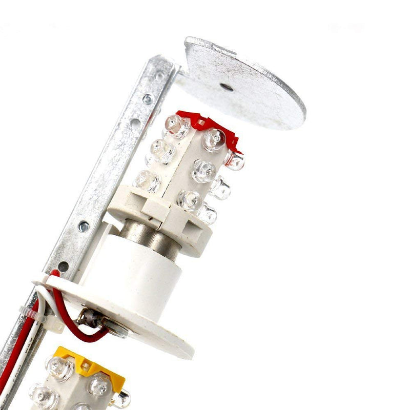  [AUSTRALIA] - Baomain Industrial Signal Light Column LED Alarm Round Tower Light Indicator Continuous Light Warning Light Red AC 110V