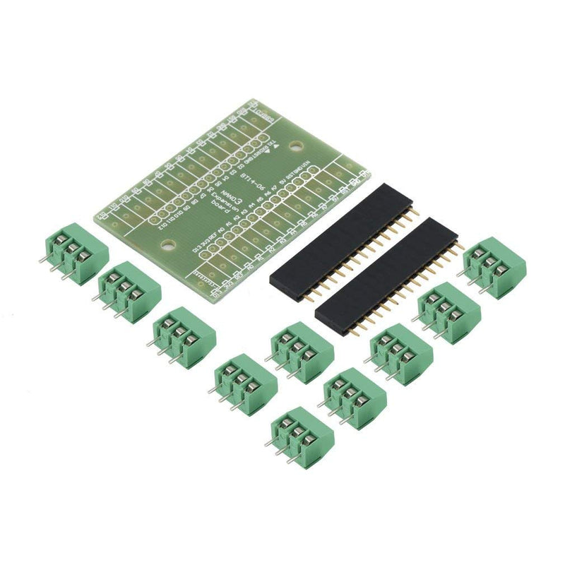  [AUSTRALIA] - HiLetgo 5pcs Nano IO Shield DIY Nano IO Expansion Board DIY Kits for Arduino Nano