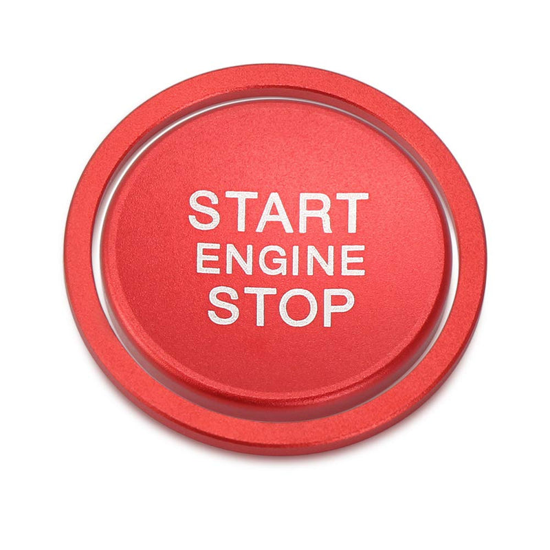 Red Engine Start Stop Push to Start Button Ring Sticker fit for Volkswagen VW Golf 7 GTI R Jetta CC Arteon Accessories - LeoForward Australia