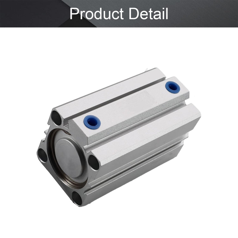  [AUSTRALIA] - Othmro SDA40 x 70 Sealing Thin Air Cylinder Pneumatic Air Cylinders, 40mm/1.57inch Bore 70mm/2.76inch Stroke Aluminium Alloy Pneumatic Components for Pneumatic and Hydraulic Systems 1pcs SDA40x70