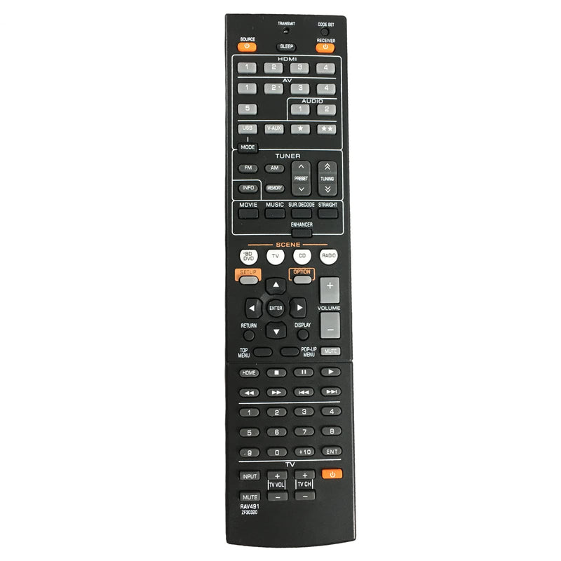  [AUSTRALIA] - Universal Replacement AV Remote Control Fit for Yamaha HTR-6240BL YHT-693 YHT-593BL RX-V471 RX-V471BL 5.1- Channel AV Receiver