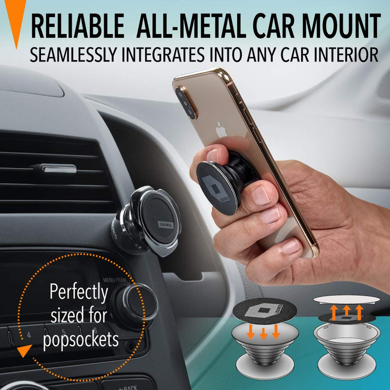  [AUSTRALIA] - Cell Phone Holder for Car Dashboard - iPhone Car Mount Compatible with Any Smartphone or GPS - Universal Auto-Grip Car Phone Mount Magnetic