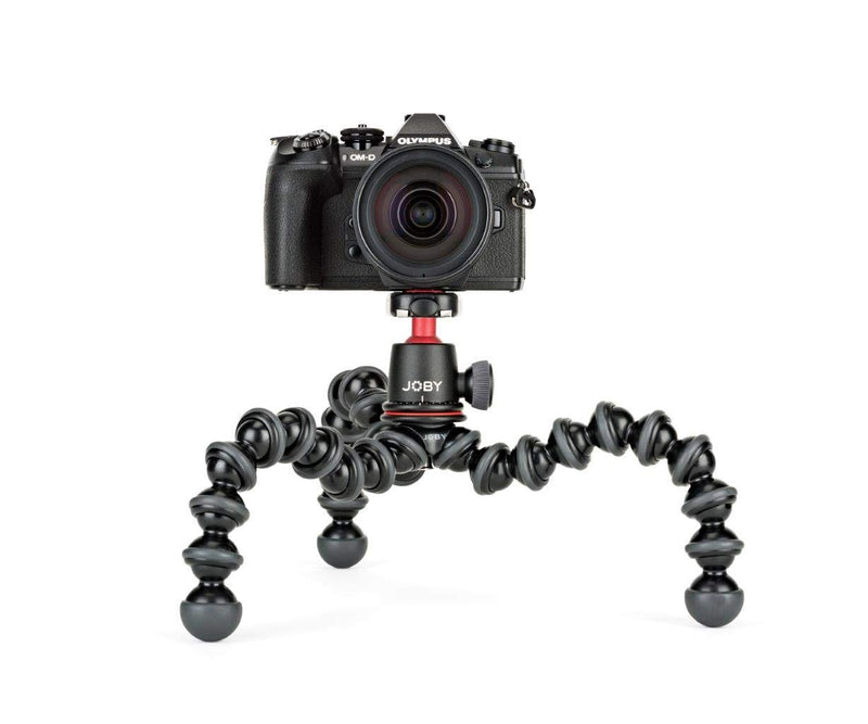 Joby JB01507 GorillaPod 3K Kit. Compact Tripod 3K Stand and Ballhead 3K for Compact Mirrorless Cameras or Devices up to 3K (6.6lbs). Black/Charcoal. - LeoForward Australia