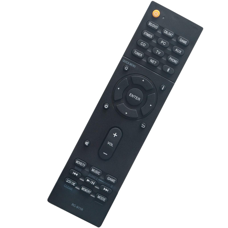 RC-911R Replaced Remote Control Fit for Onkyo AV Receiver RC911R HT-R695 TX-NR555 TX-NR656 TX-NR757 TX-RZ610 - LeoForward Australia