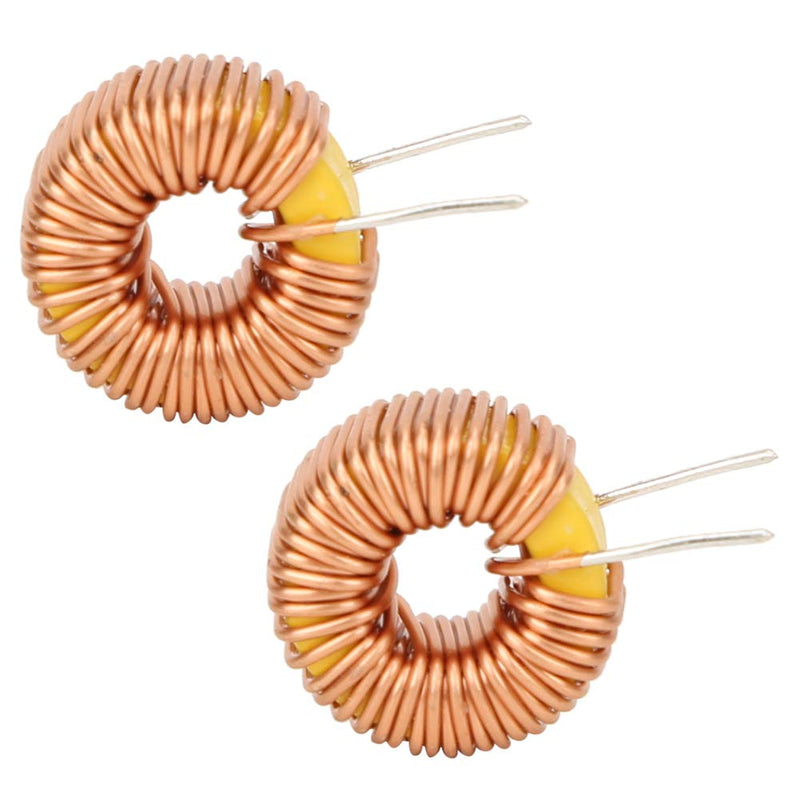  [AUSTRALIA] - 20PCs vertical toroid wind inductor wire, 5026 100UH 6A 0.6mm copper inductor coil for PCB, stable performance and durability