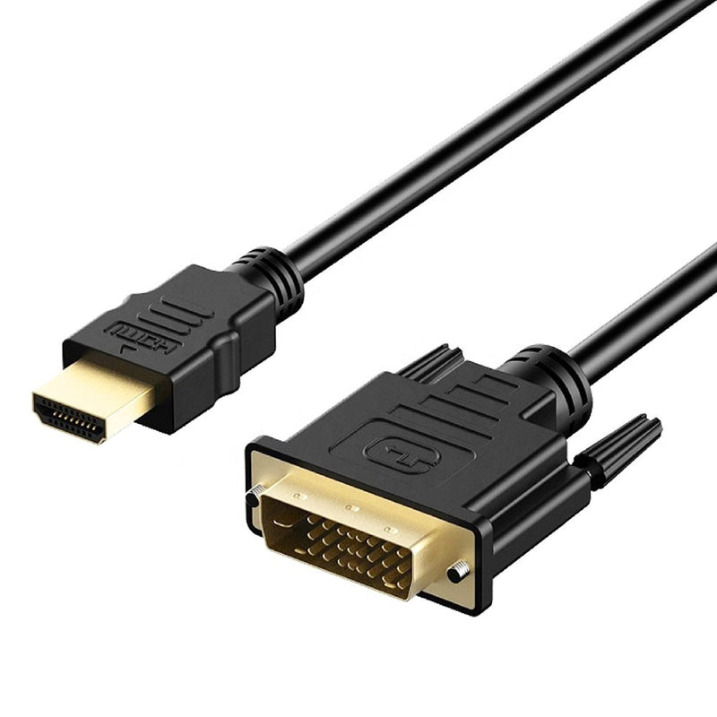  [AUSTRALIA] - HDMI to DVI Cable, 6ft 4K DVI-HDMI Adapter Bi-Directional Monitor Cable Support 1080P HD Compatible with PC,TV, TV Box, PS5, Blue-ray, Xbox,Switch