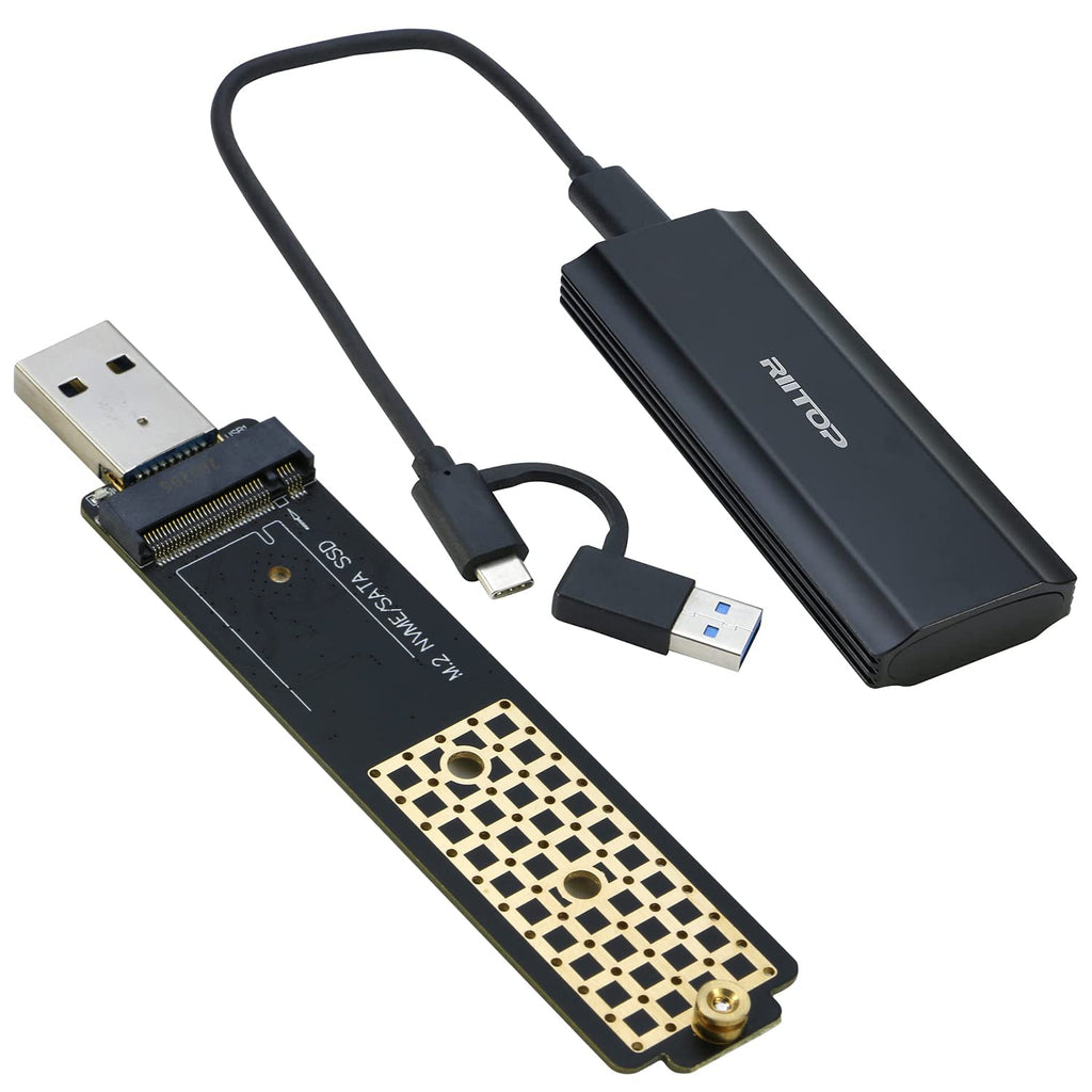  [AUSTRALIA] - M.2 to USB Adapter + M.2 to USB-C Enclosure Tool-Free