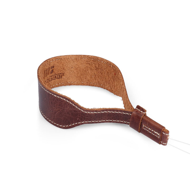  [AUSTRALIA] - MegaGear MG1613 SLR, DSLR Genuine Leather Wrist Strap, Brown, One Size