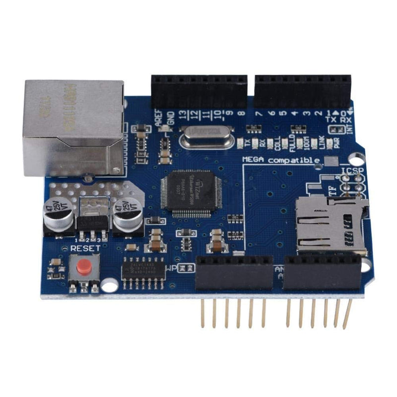  [AUSTRALIA] - W5100 Ethernet Network Shield W5100 Ethernet Expansion Board with SD Card Slot for Arduino UNO 2009 MEGA1280 MEGA2560 (All Versions)