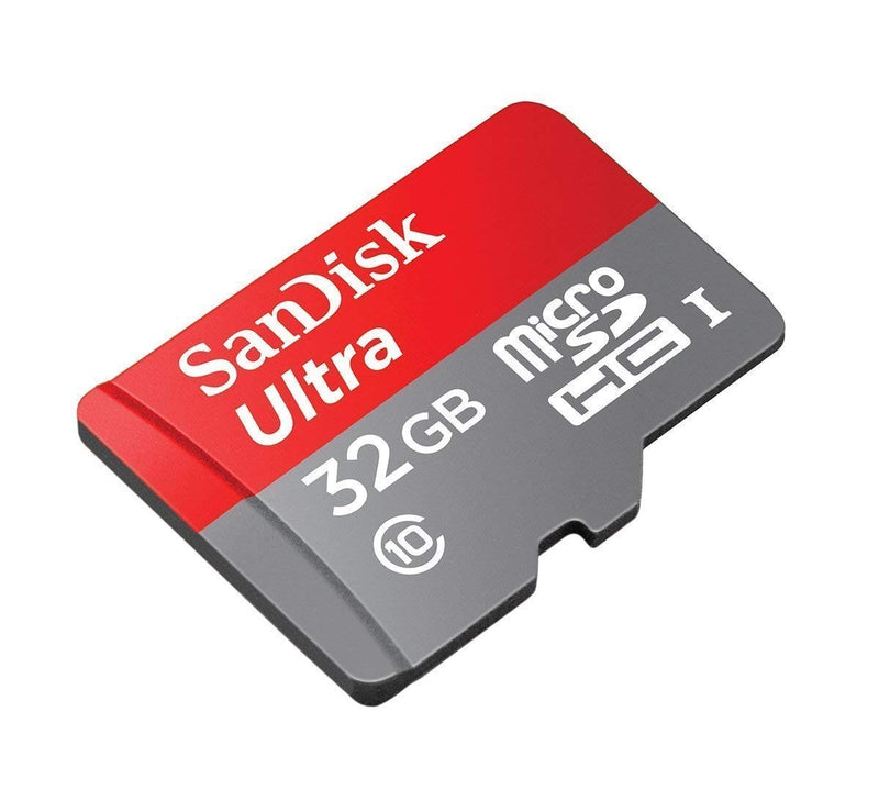  [AUSTRALIA] - SanDisk 32GB Ultra Micro SD Card for Wansview Indoor Camera Works with 1080P Q6, 1080P Q5, 1080P W9 (SDSQUA4-032G-GN6MN) UHS-I - Bundle with (1) Everything But Stromboli TF & SDHC Memory Card Reader