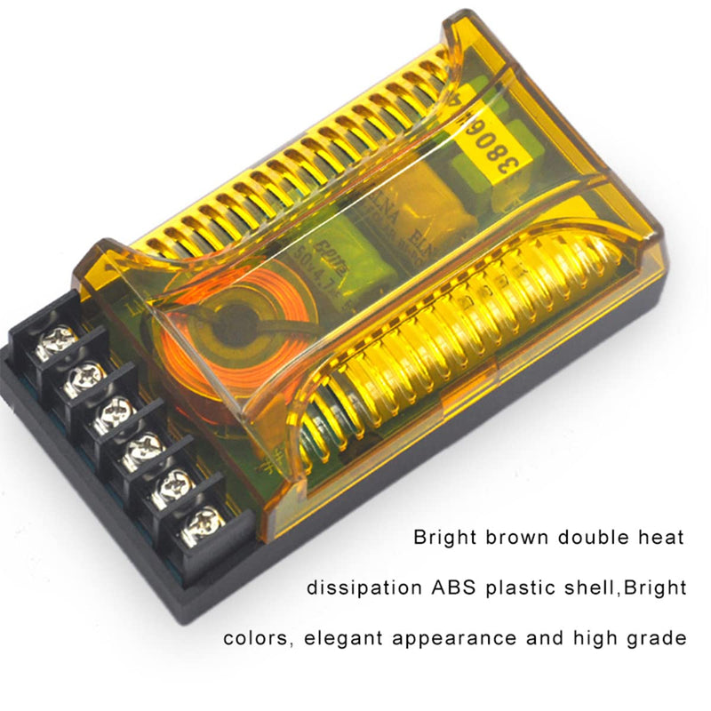  [AUSTRALIA] - DriSentri 2 Way Crossover for Speaker, WEAH-2001 2pcs Speaker Frequency Divider 2 Way Car Audio Speakers Two Crossover Divider Crossover Filter