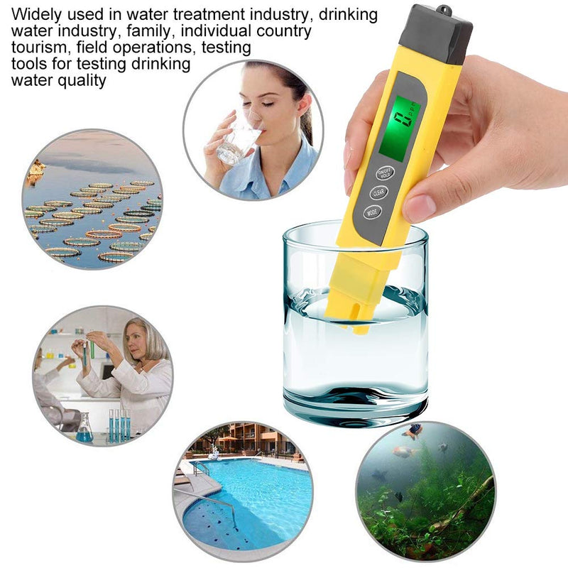 Water Quality Measuring Instrument, Tds Meter Ph Meter Moisture Meter Measurement Range 0 to 4999 Ppm Ppm Hydroponic Research Water Quality Inspection Device - LeoForward Australia