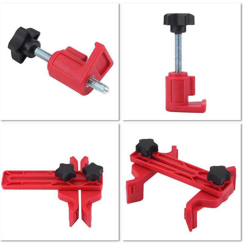  [AUSTRALIA] - DEDC Universal 5Pcs Car Dual Cam Clamp, Cam Camshaft Engine Timing Locking Tool Set Cam Gear Clamp and Holder Set