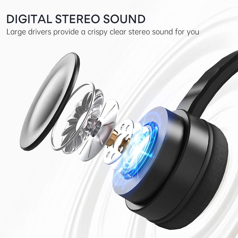  [AUSTRALIA] - USB Computer Headset with Microphone for Laptop, UHURU PC Wired Headset with Mic Noise Cancelling Lightweight for Skype Zoom Webinbar Home Office Online Class Call Center