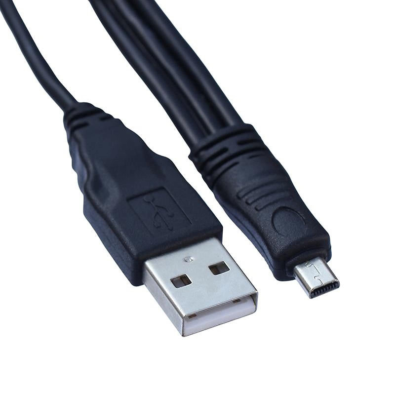  [AUSTRALIA] - Replacement UC-E6 Camera Mini 8Pin USB Data Cable with Video AV RCA Dual Multi-Function Compatible with Digital Camera SLR DSLR D3200 D3300 Coolpix L340 L32 A10 P520 P510 S9200 and More (0.8M)