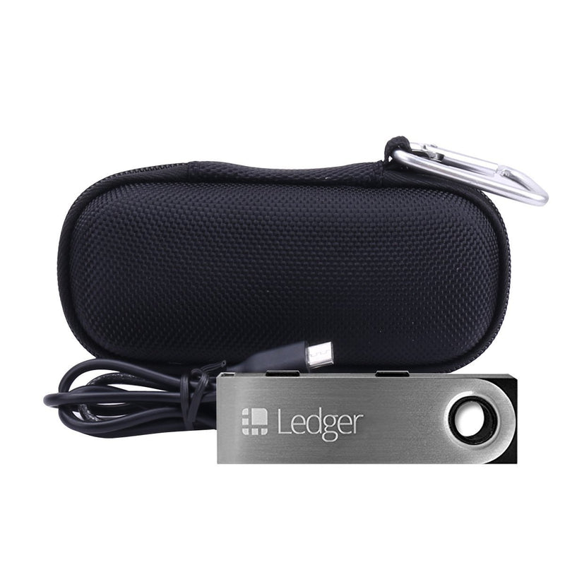 Hard Case Replacement for Ledger Nano S X BTC Bitcoin Wallet Hardware by Aenllosi Black - LeoForward Australia